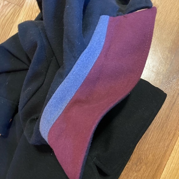 TOPSHOP black fitted winter coat with zip. - Picture 5 of 7